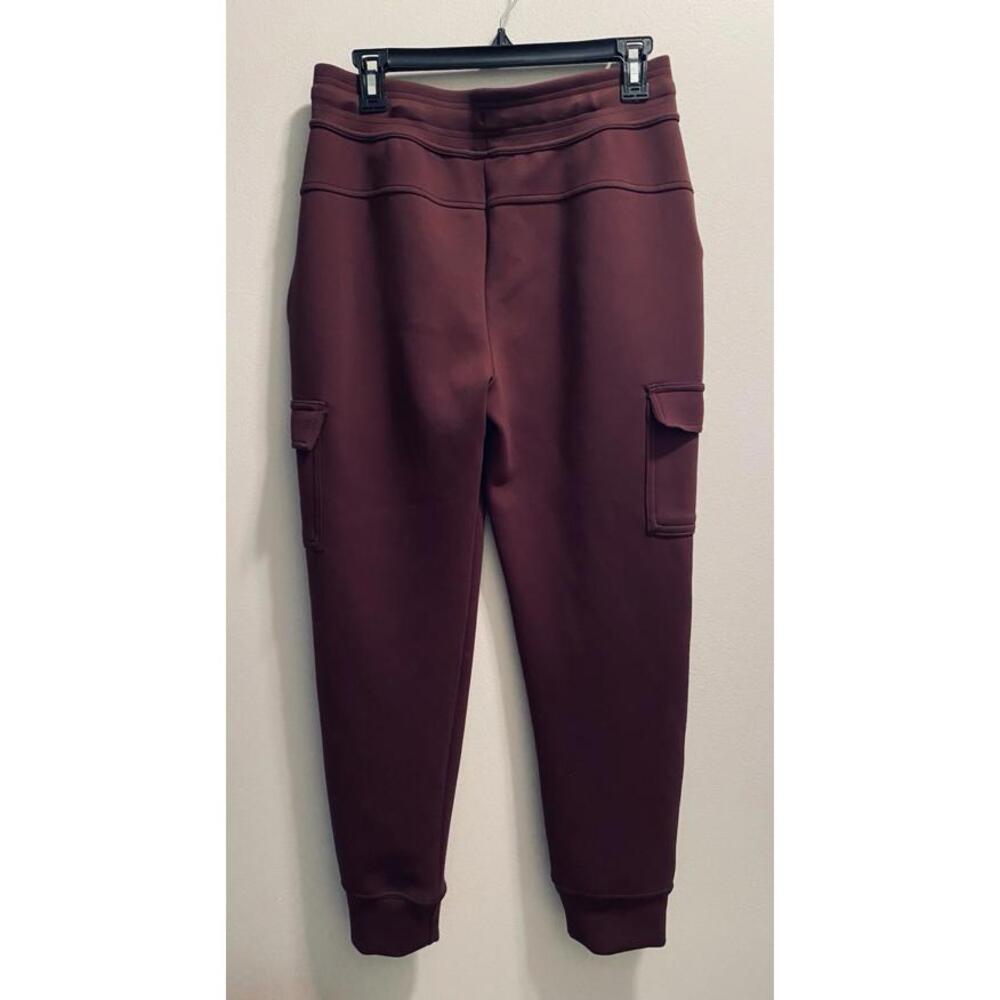 32 Degrees Heat Women's Joggers Small Burgandy Drawstring Pockets Soft Lined - Picture 3 of 6